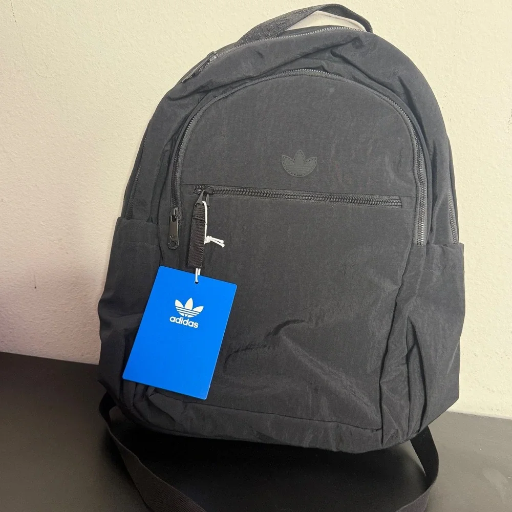Adidas‎ Originals Luna Backpack Black Nylon Padded Straps Travel Unisex NEW